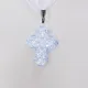 Small Cross - Urielle-Violet Organza - 2